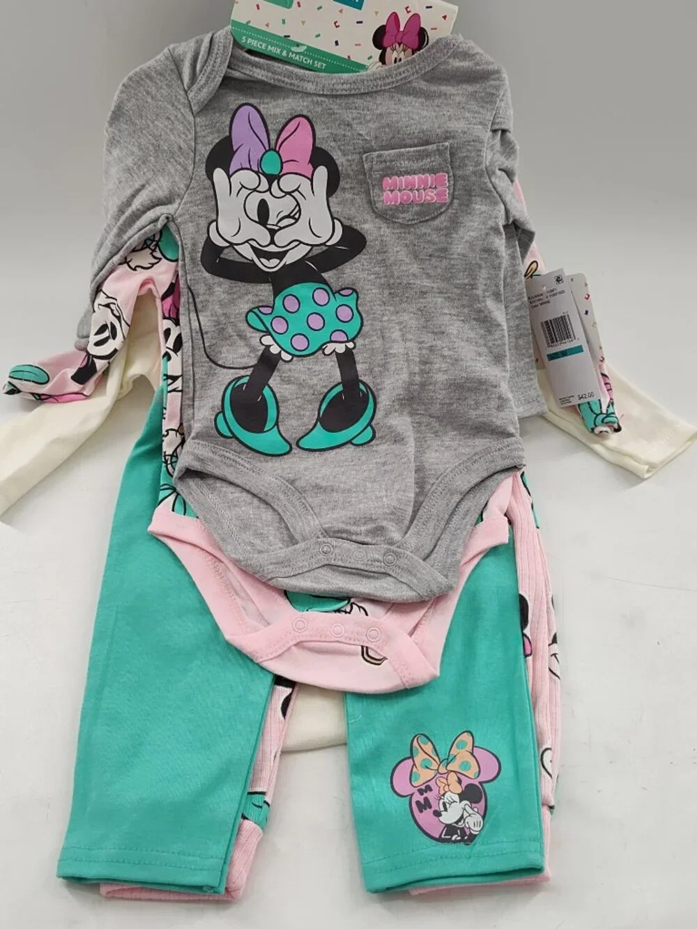 Girls Disney Baby 5pc Minnie/Daisy Set Size 9Mo                  P#747,P#748@CMK